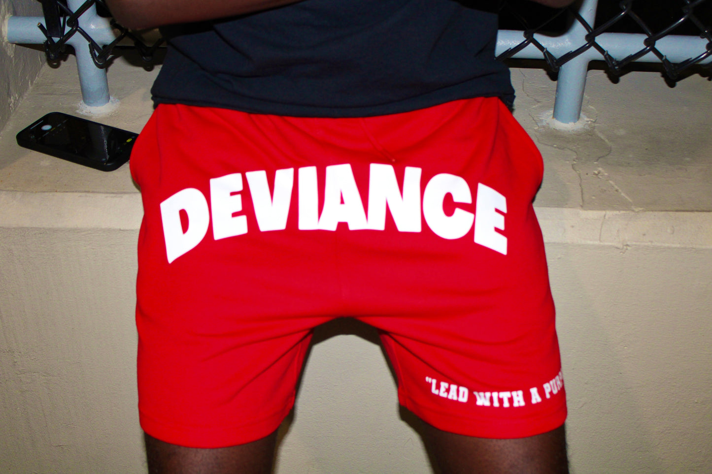 Deviance Summer Essential Shorts (Red)